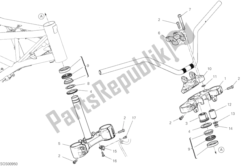 Wszystkie części do Zespó? Steruj? Cy Ducati Scrambler Icon Thailand USA 803 2020